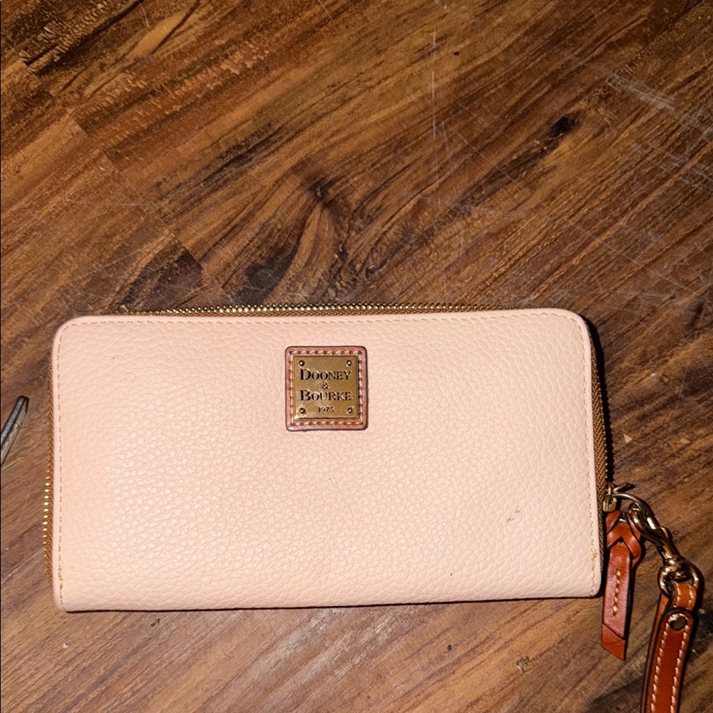 Dooney & Bourke Light Pink Leather Wallet